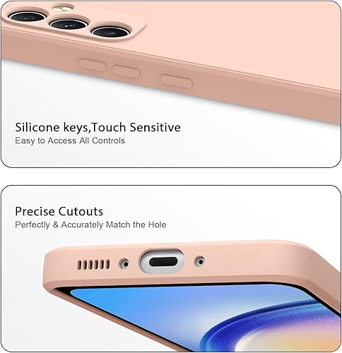 Miniatura 10 de AK Funda protectora para Samsung Galaxy A34 5G, elegante funda protectora de cuerpo completo de silicona líquida delgada para Samsung Galaxy A34 5G