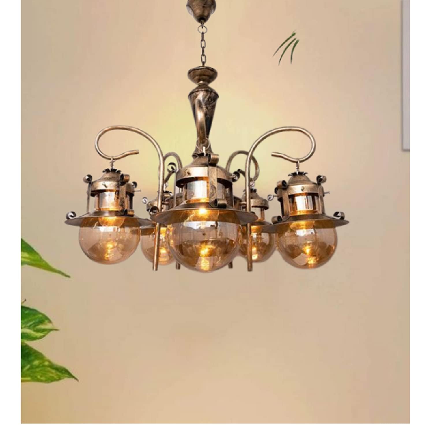 Modern Black Chandelier - Farmhouse Lighting -10