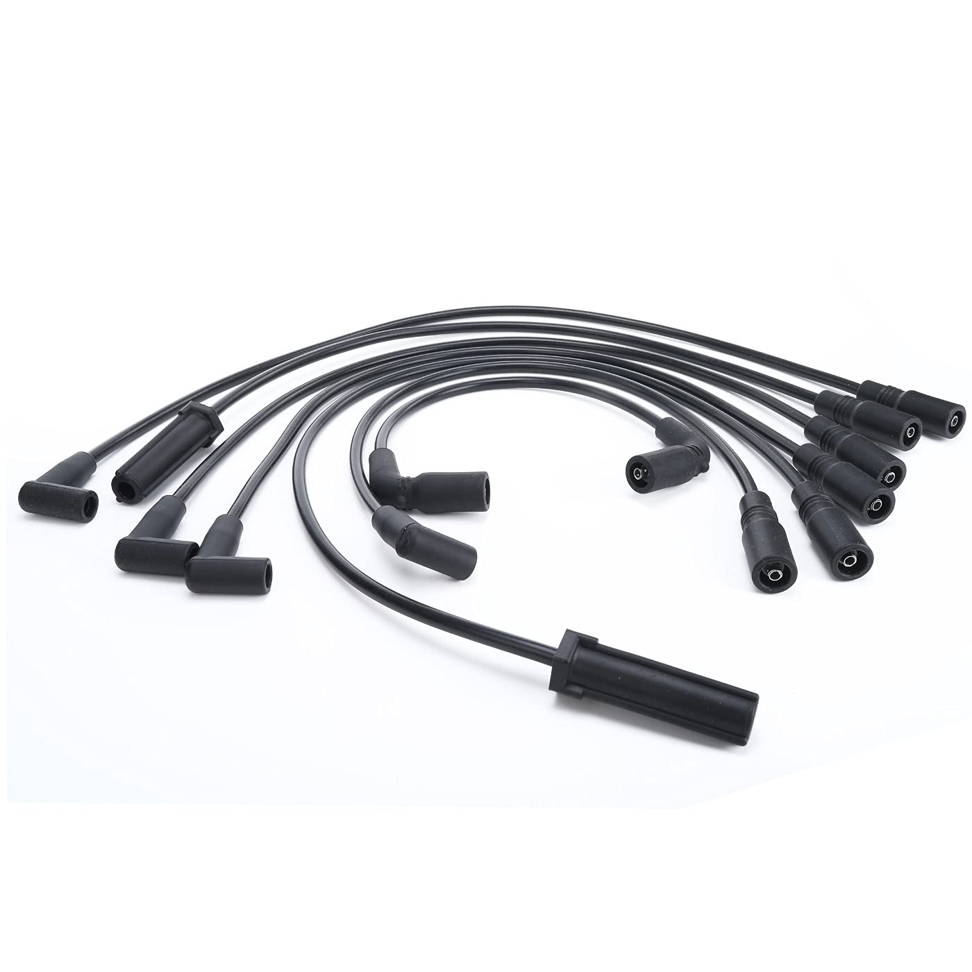High Performance 9746KK Spark Plug Wire Set Replacement for Chevrolet GMC Isuzu Oldsmobile, 450ohms/foot