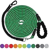 Dog Leash - 3/4/5/6/10/15/20/30/50/100/150FT Heavy Duty Leash with Swivel Lockable Hook and,Reflecti