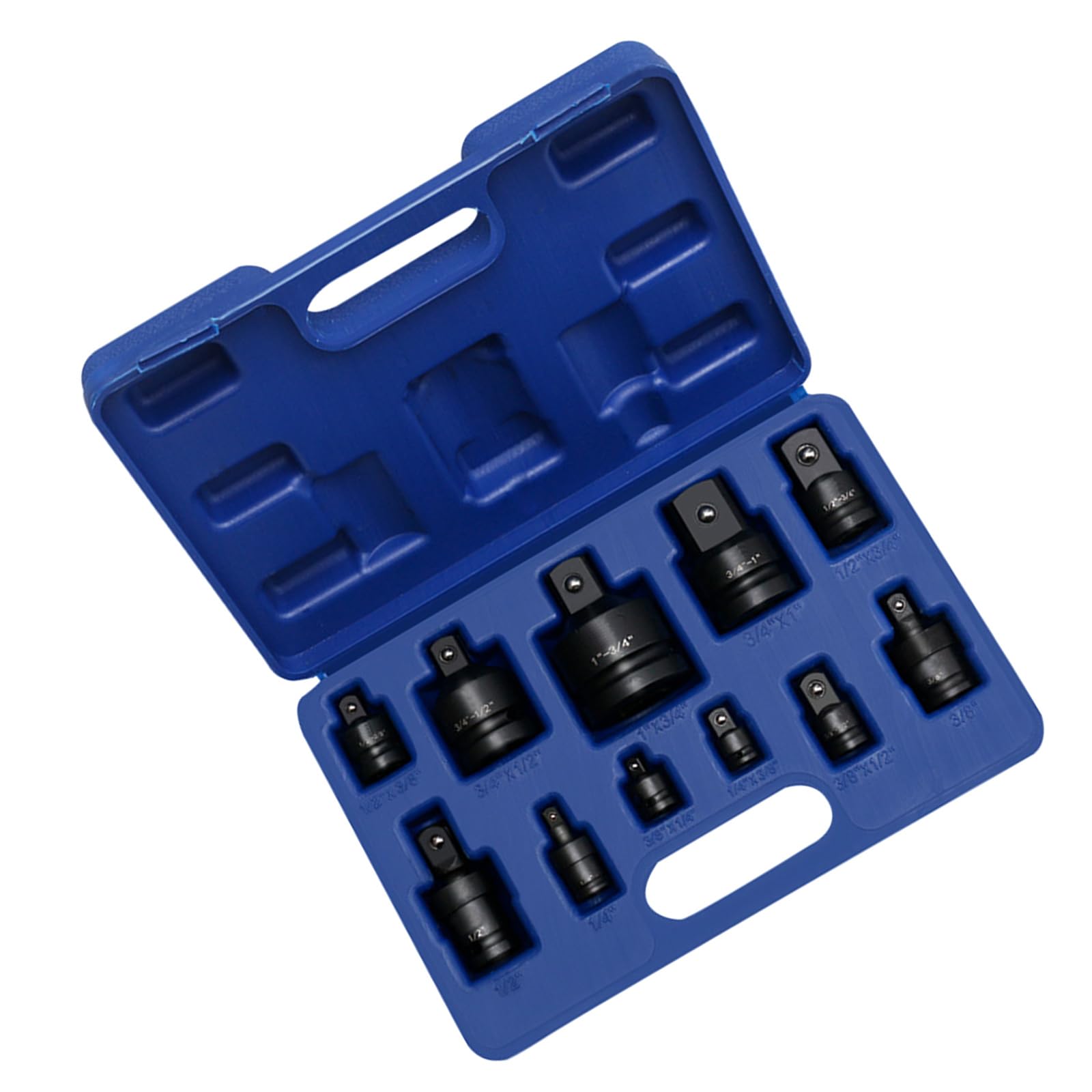 Comprehensive 11pcs Impacts Adapter and Reducer Set for Efficient Tool Compatibility Flexibility Industrial Applications Workshop Essential Tool