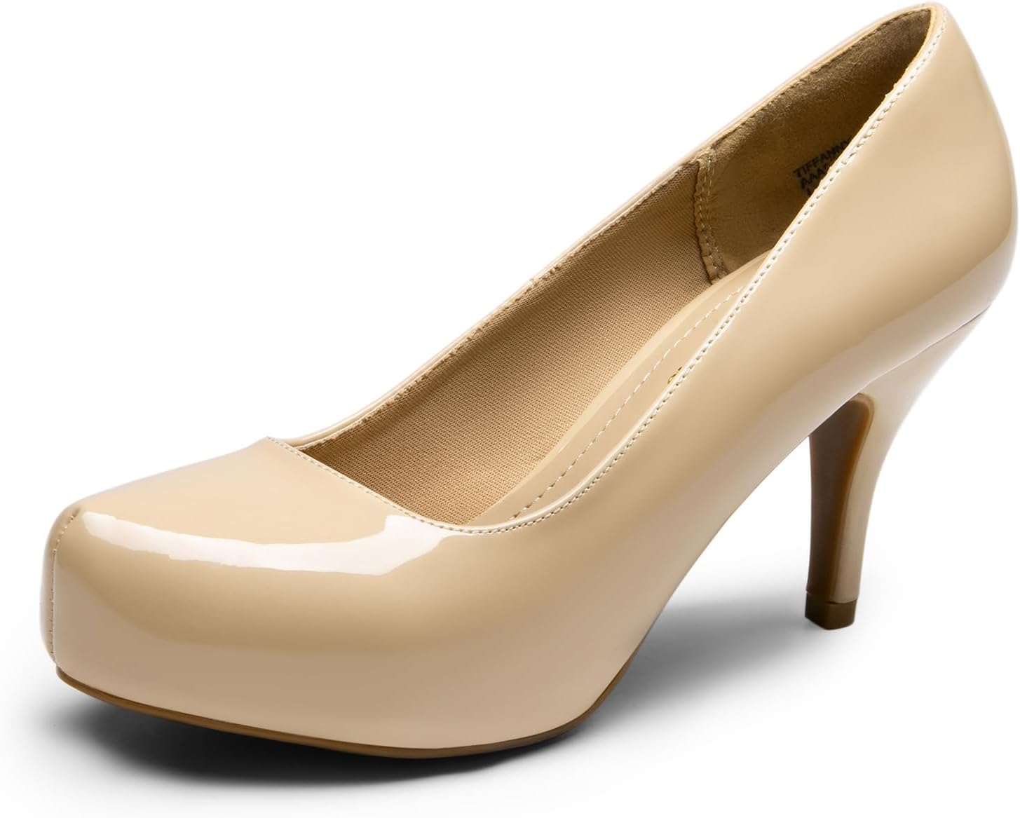 DREAM PAIRS Tiffany Women's Classic Elegant Versatile Low Stiletto Heel Dress Platform Pumps Shoes