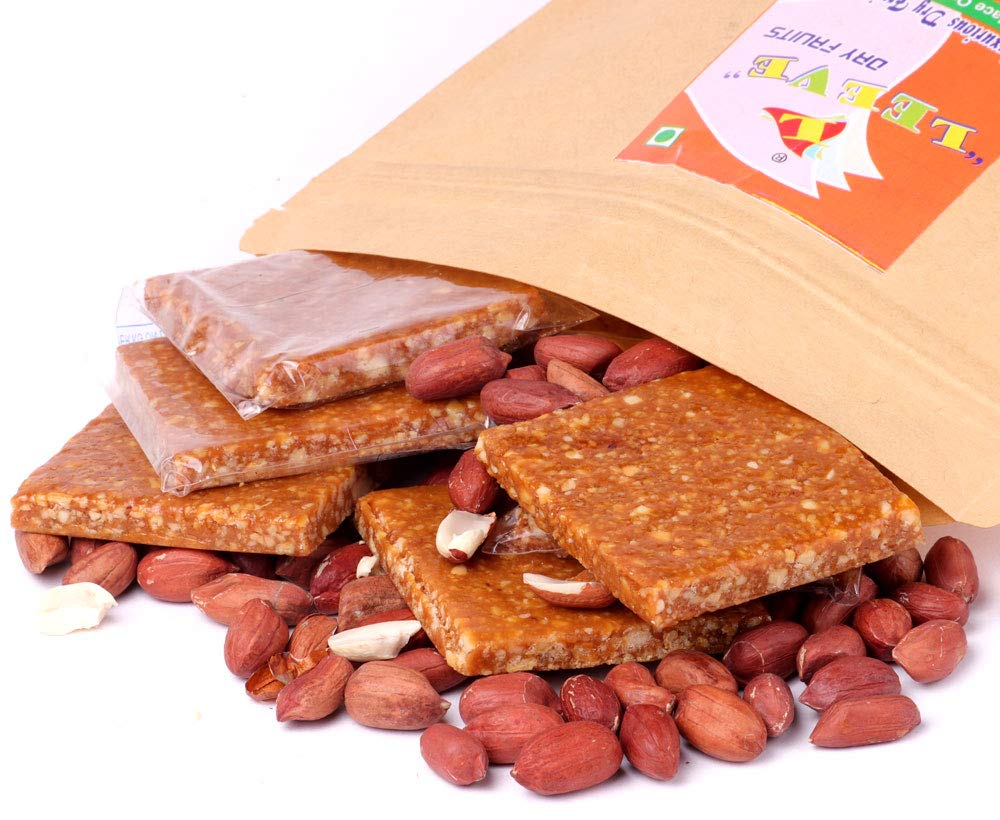 LEEVE DRY FRUITS Crushed Peanut Groundnut Chikkis Nuritious 200 gmas - Image 7 thumbnail