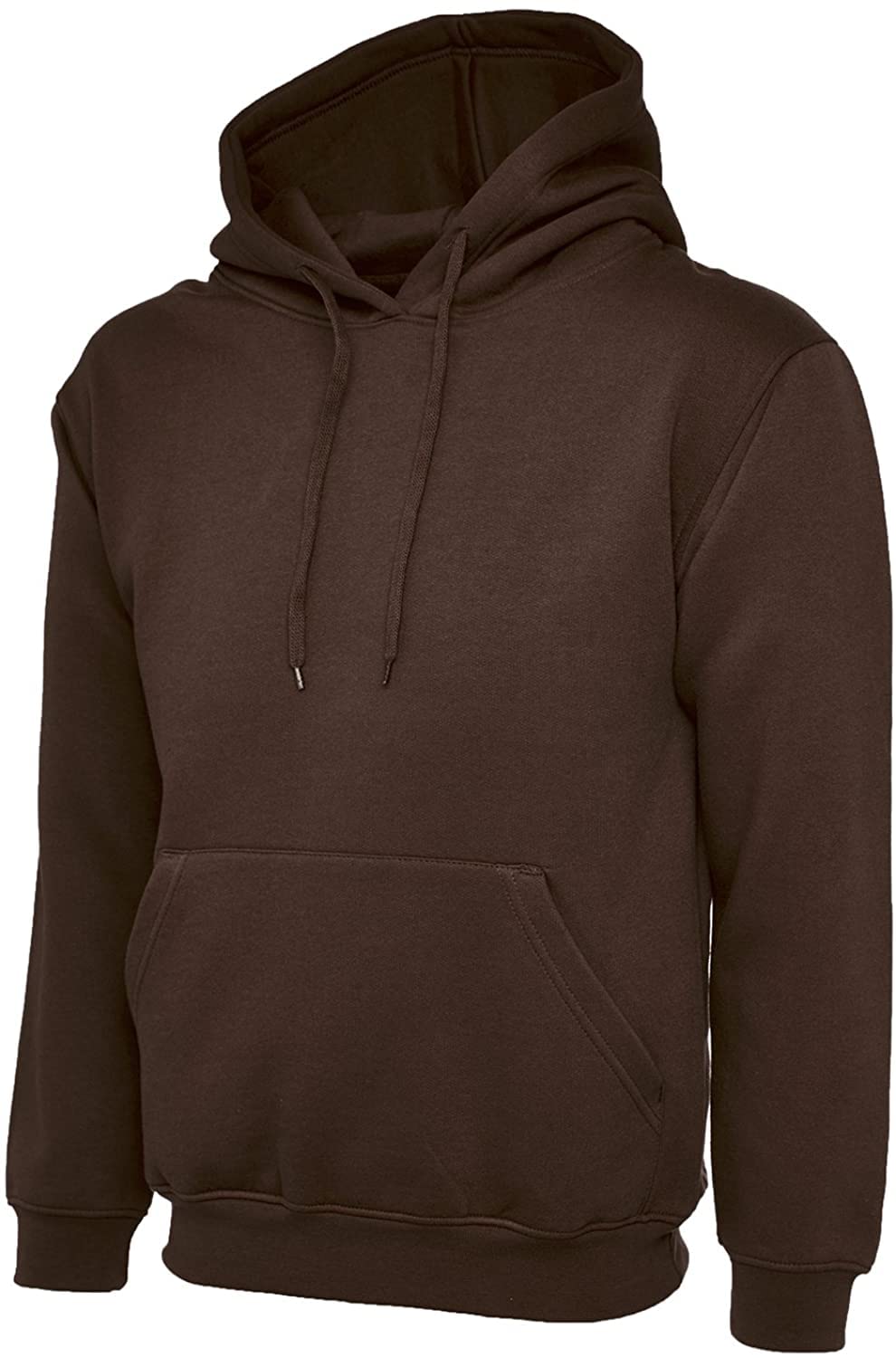 Uneek Mens Classic Plain Pullover Hooded Sweatshirt Hoodie Sweater