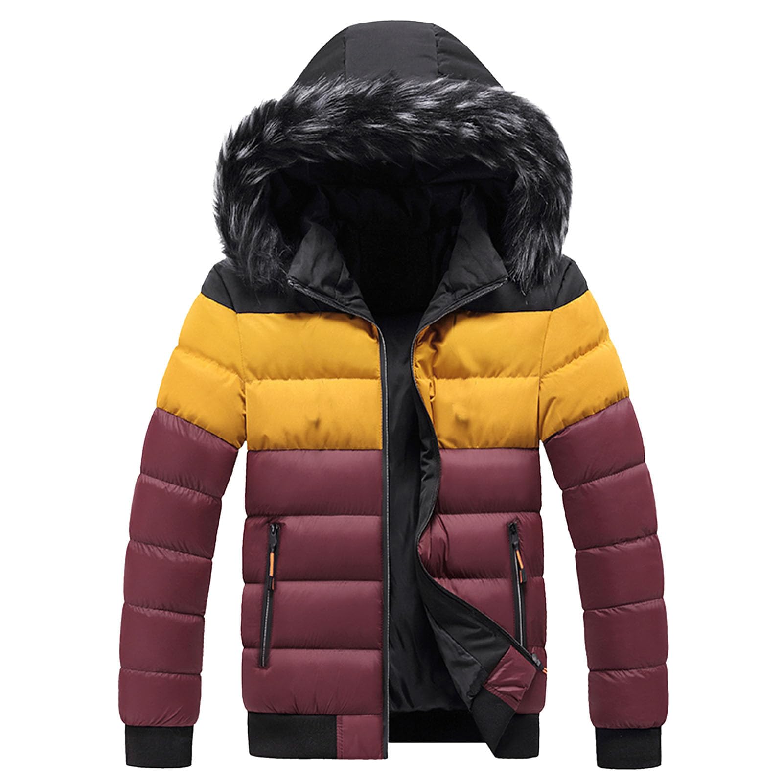 Veste hiver homme en coton style blouson coupe-vent décontracté - 4