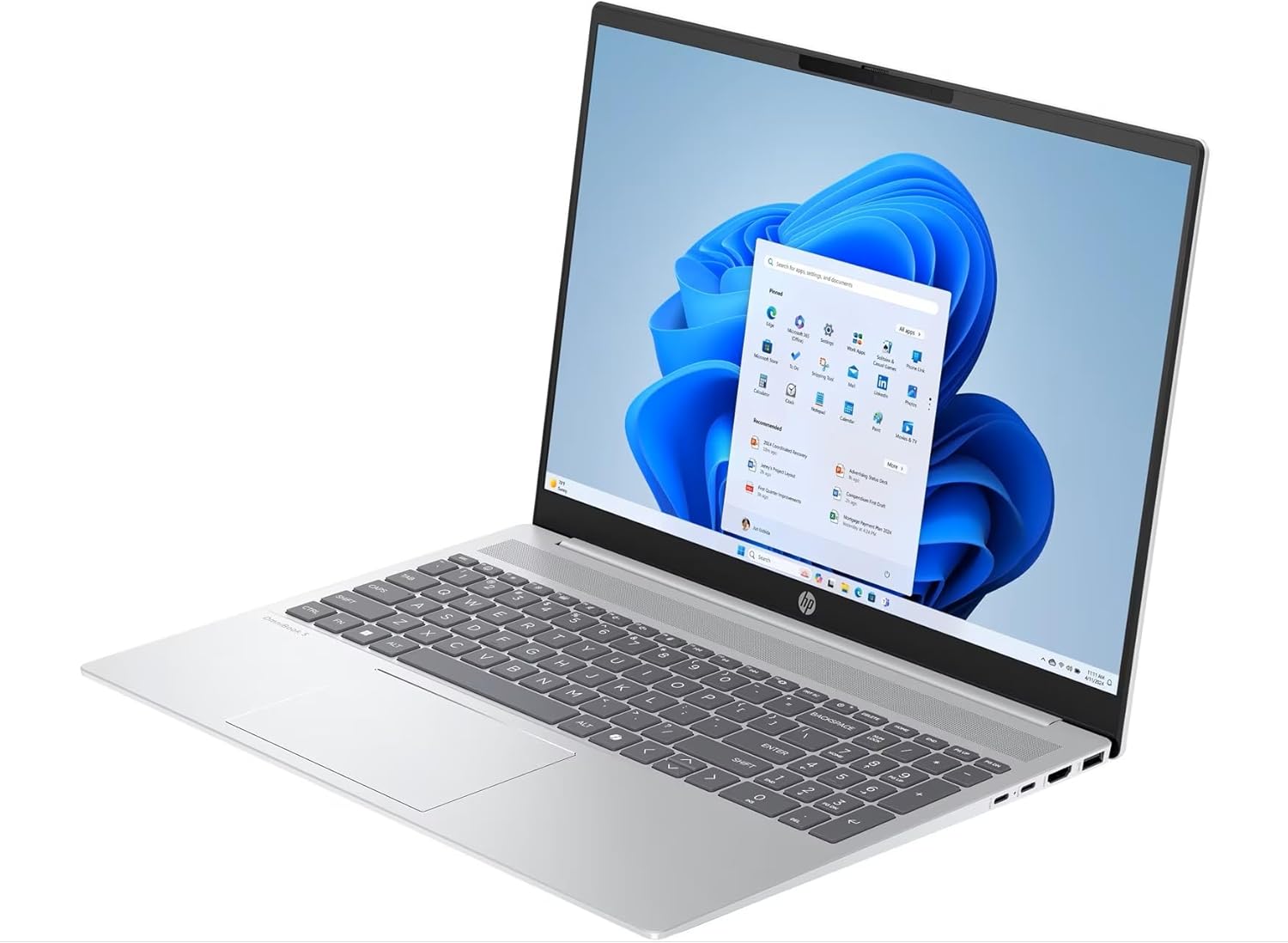 HP OmniBook 5 16" Laptop | Intel Core i5-1334U | 16 GB RAM | 512 GB SSD | Intel Iris Xe Graphics | 2K Display | Windows 11 Home | Glacier Silver Aluminum | 16-ba1004na 61Yo4xe4bJL. AC SL1500