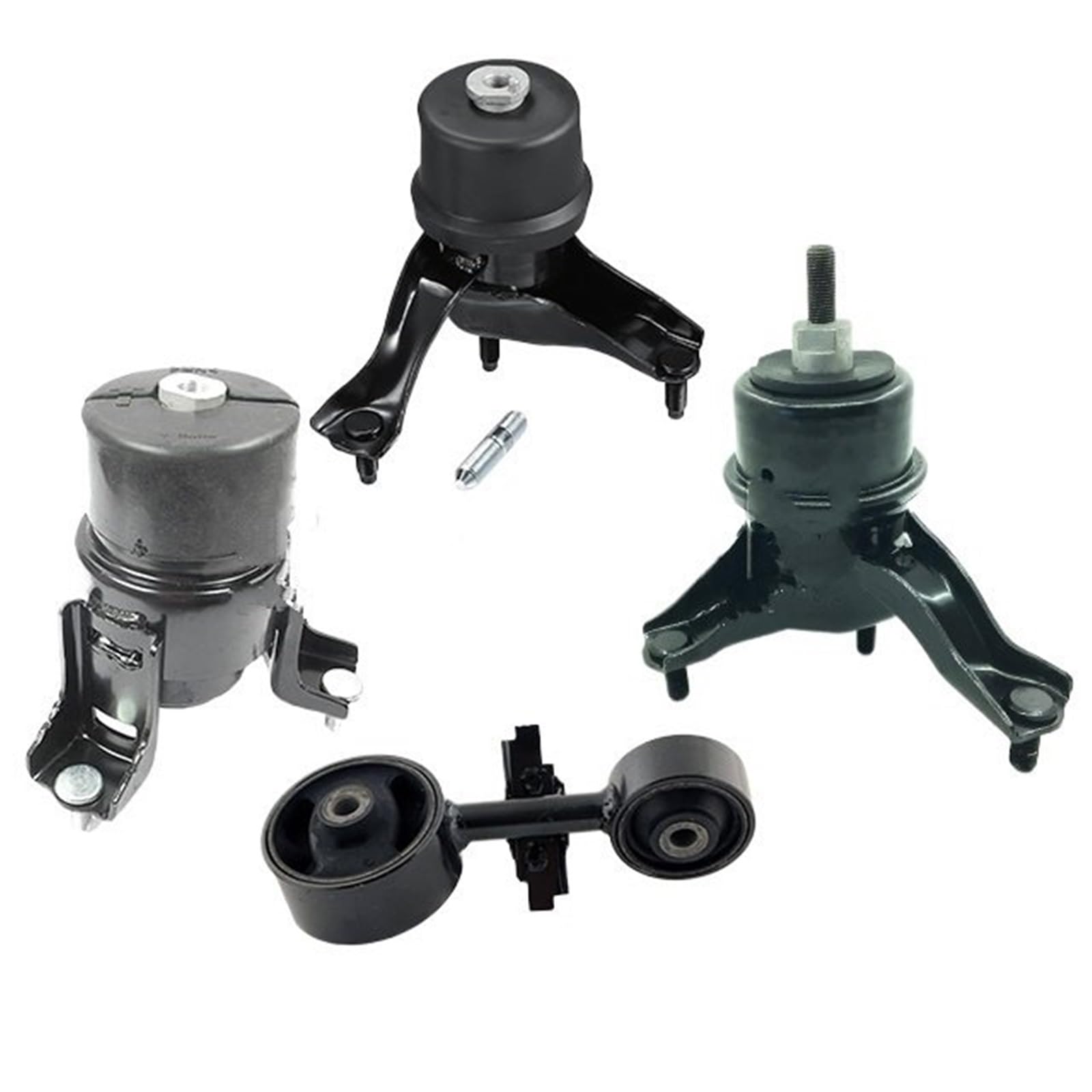 FIt for Toyota Camry 12363-0H050 12361-0H030 12362-0A030 12372-0H020Engine & Automatic Trans Mounts Set 4Pcs L4-2.4L Engine Motor Mounta Engine Mount Set