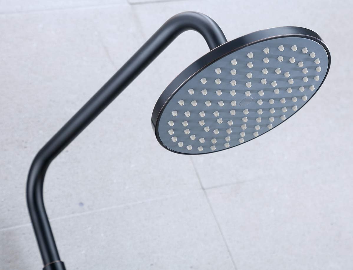 Suреr Bіg Clеаrаnсе! Duttao DS-8599-ORB Drill-free contemporary slide bar with 8'' shower head,Shower trim kit,5-Function hand held shower, Adjustable slide bar, with diverter body and shower arm, Oil rubbed Bronze Finish Gеt Sресіаl Prісе Duttao DS-8599-ORB Drill-free contemporary slide bar with 8'' shower head,Shower trim kit,5-Function hand held shower, Adjustable slide bar, with diverter body and shower arm, Oil rubbed Bronze Finish