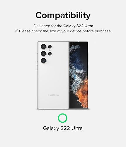 Miniatura 2 de Ringke Paquete de 2 películas dobles fáciles compatibles con Samsung Galaxy S22 Ultra 5G, película de cobertura completa de alta calidad, fácil