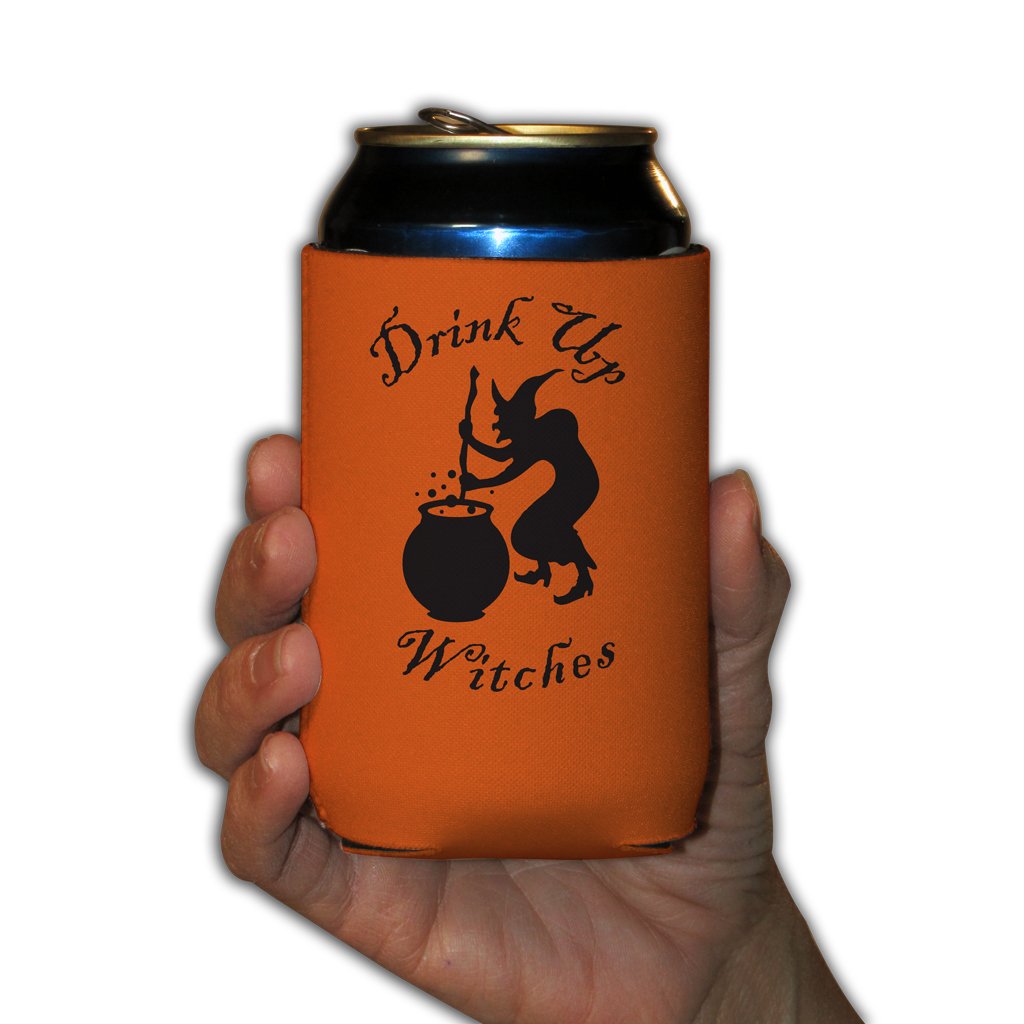 VictoryStore Can and Beverage Coolers - Drink Up Witches Halloween, Set of 6