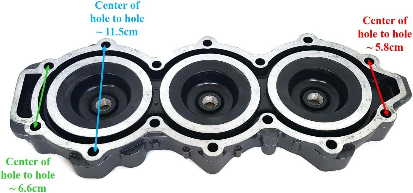 Boat Motor 6H3-11111-01 94 1S 00 Cylinder Head 1 for Yamaha Parsun Outboard E 60HP 70HP 2-stroke Engine