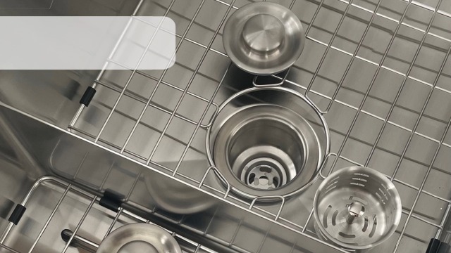 Stylish 42 Inch Kitchen Sink 16G Stainless Steel Double Bowl Deep