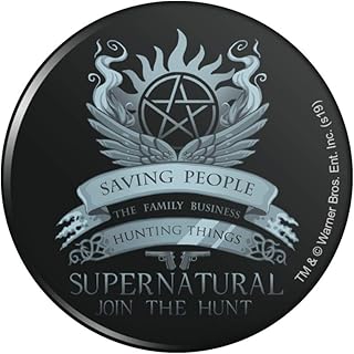 Supernatural Saving People Hunting Things Pinback Button Pin