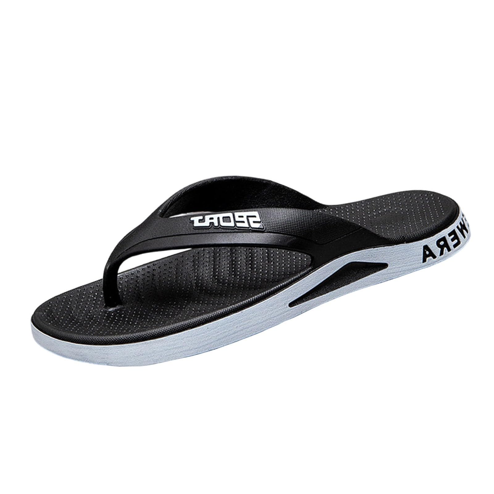 Men Fashionable Casual Non Thong Beach Slippers Plus Size For Spring Summer 2026