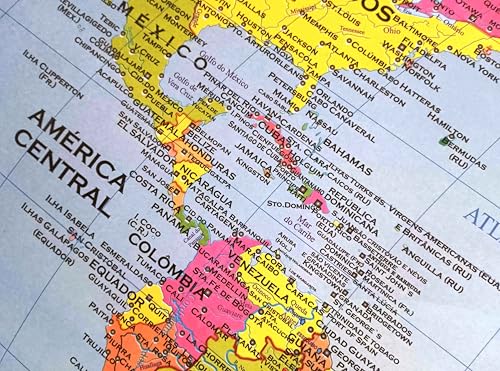 MAPA/POSTER - MUNDI - PLANISFÉRIO POLÍTICO - DIMENSÕES: LARGURA 117 CM X ALTURA 89 CM - EDIÇÃO ATUAL