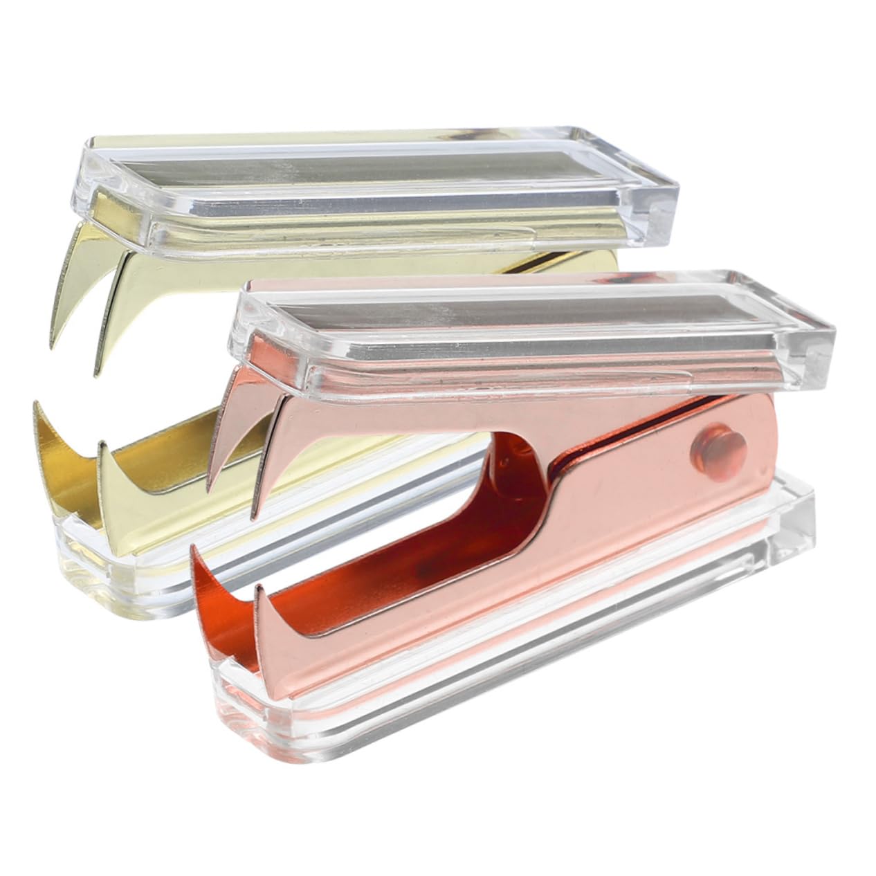 Gadpiparty 4 Set Levapunti Attrezzo Mini Ufficio Dispositivi Di Rimozione Della Cucitrice Portatile Utile Estrattore Di Punti Metallici Alzachiodi Portatile Metallo 2 Pezzi * 4