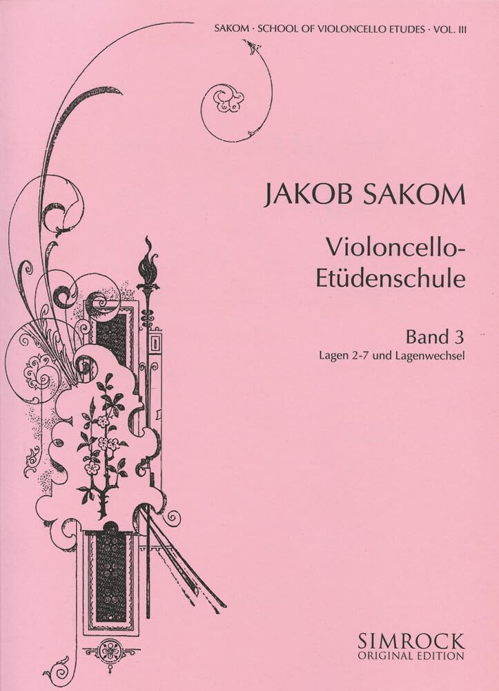 Méthode par des Etudes pour Violoncelle: Les Positions (2-7) et Changement de Position. cello.
