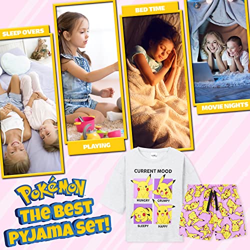 Pokemon Pyjamas for Girls PJs Soft Breathable Nightwear Pyjamas for Teenegers Pikachu 5-14 Years Gifts for Girls4