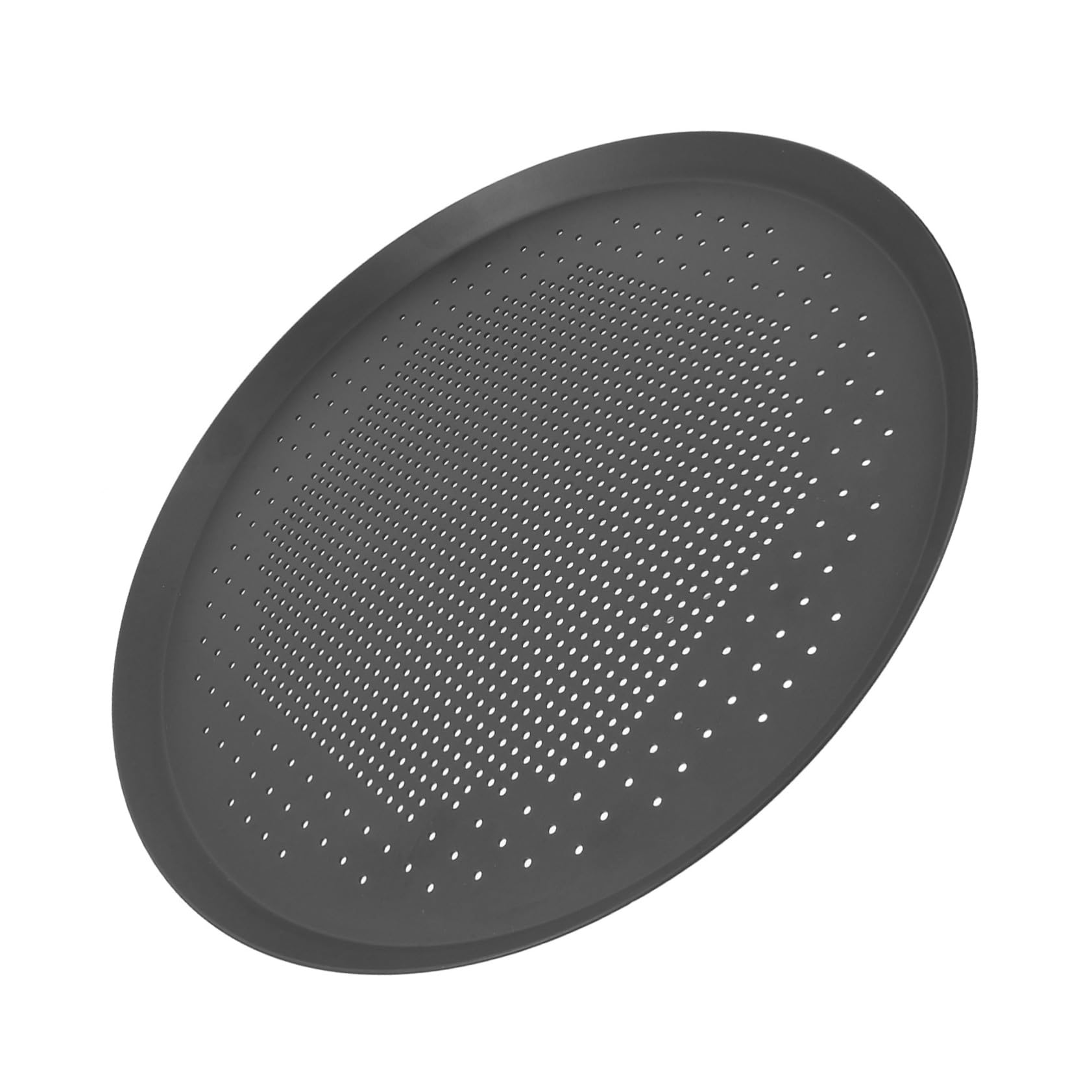 Teglie Forate Circolazione Uniforme del Calore in Lega di Alluminio Rotonde per Pizza e Design a Maglia Fine per Forno Domestico