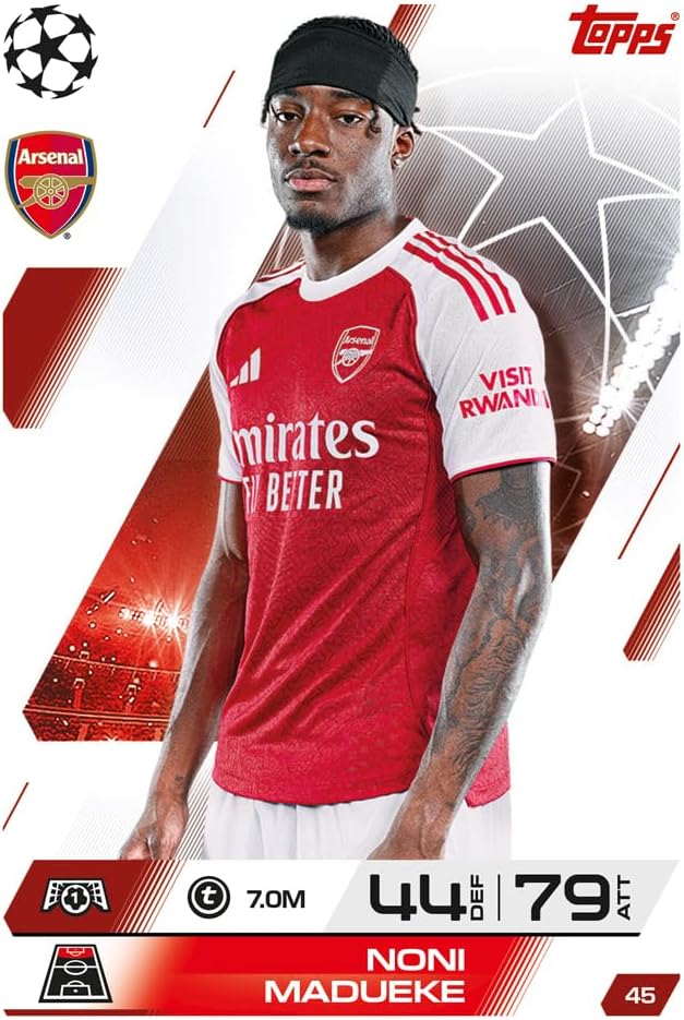 Topps UCC Match Attax 2025/26 - Mini Tin - Global Goalscorers - contains 28 Match Attax cards plus a random Star Boy LE and 3 exclusive 'Worldies' LE cards.