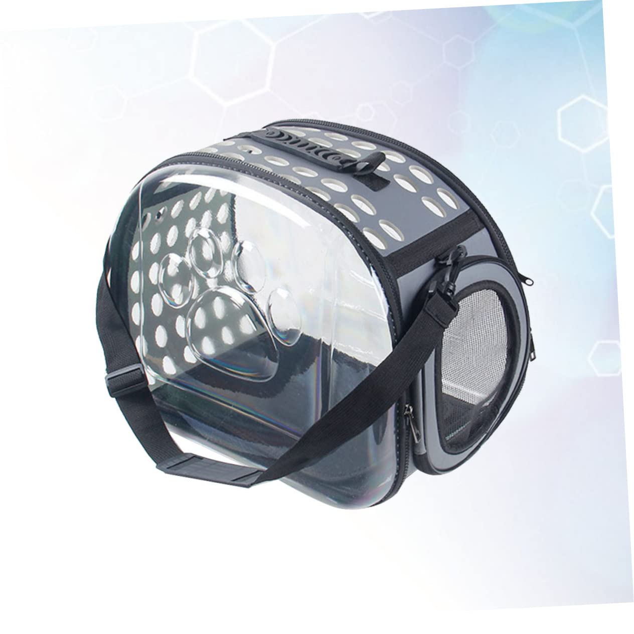 ibasenice Dog Travel Carrier Travel Backpack Portable Pet Bag Cute Pet Carrier Puppy Travel Carrier Puppy Backpack Carrier Outdoor Pet Tote Carrier for Pets Backpack Dog Carrier Grey