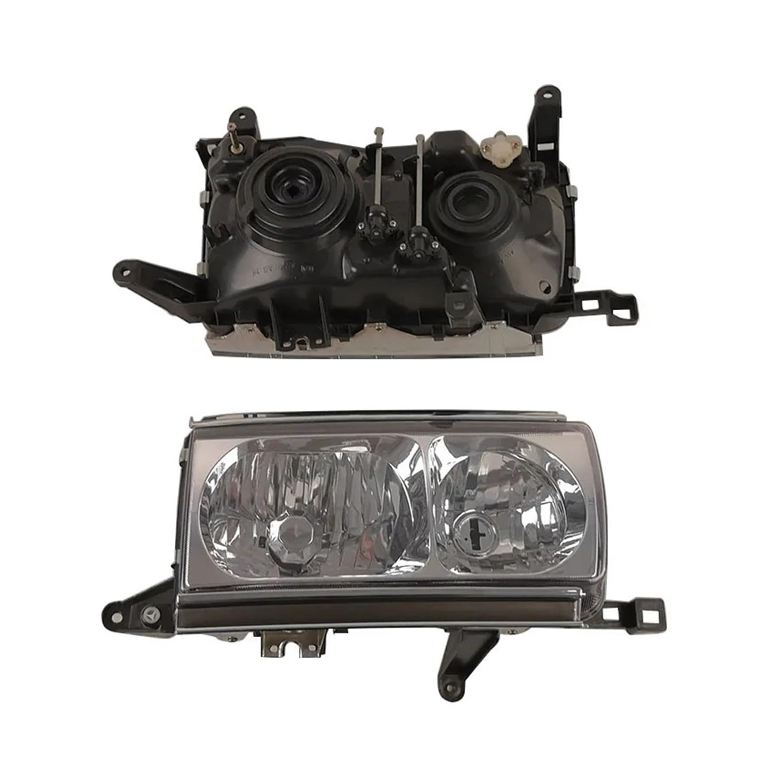 ESPYN Fanale Proiettore Per Toyota Per Land Per Cruiser LC80 FJ80 HDJ80 FZJ80 1991 1992 1993 1994 Coppia Di Fari Auto In Cristallo Faro Principal
