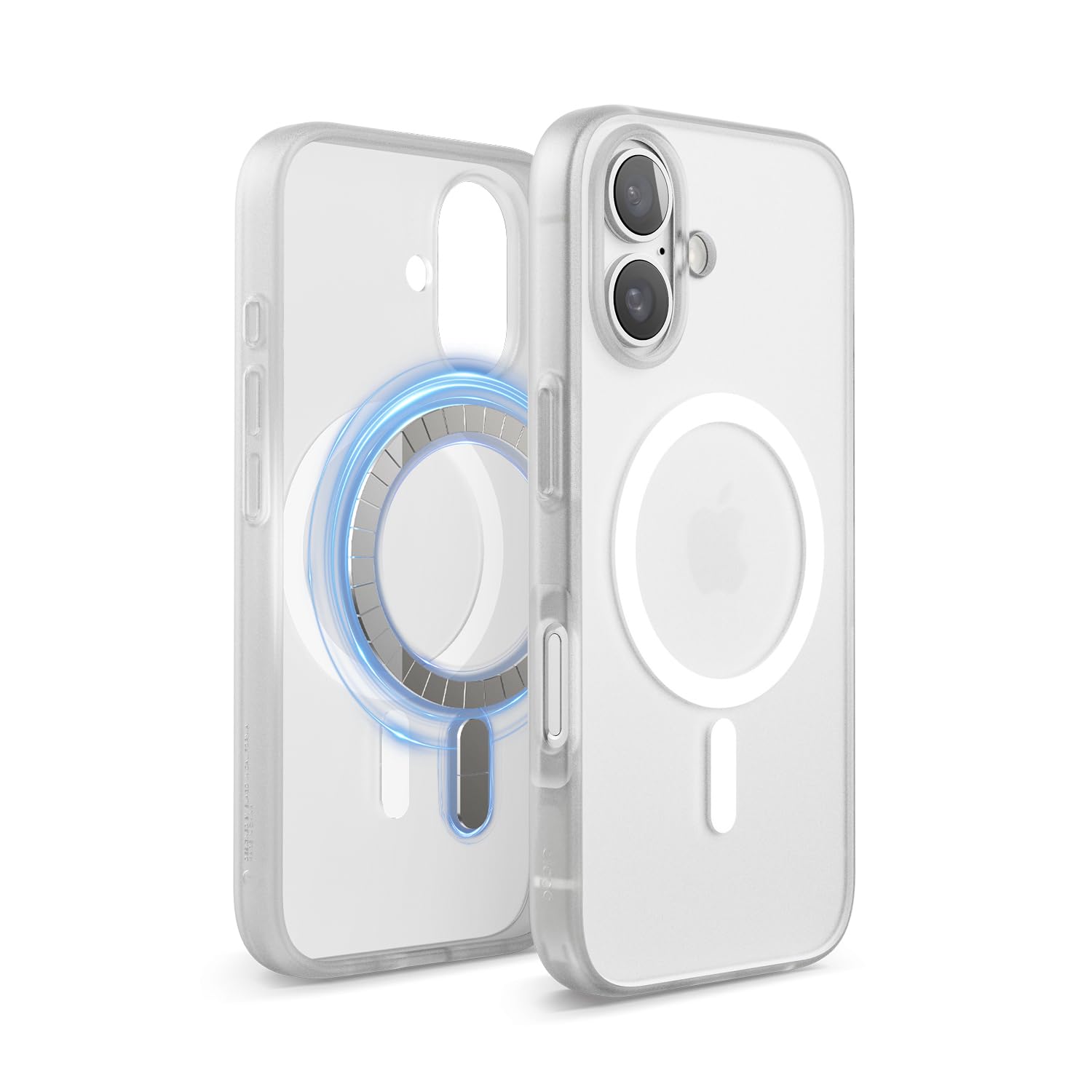 elago Magnetic Hybrid Clear Case Compatible with iPhone 16 Case Cover 6.1" - Compatible with MagSafe, PC + TPU Hybrid Technology, Shockproof Bumper, Raised Camera Protection (Matt Clear) (B0D8P1TR4Z) Amazon Price History, Amazon Price Tracker
