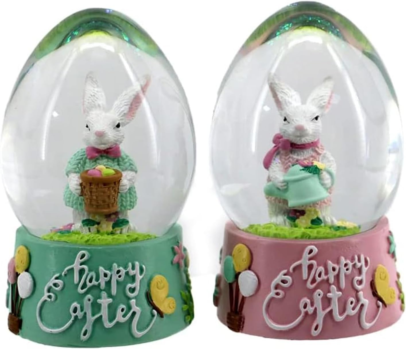 Easter Decorations for The Home, Easter Snow Globe, Easter