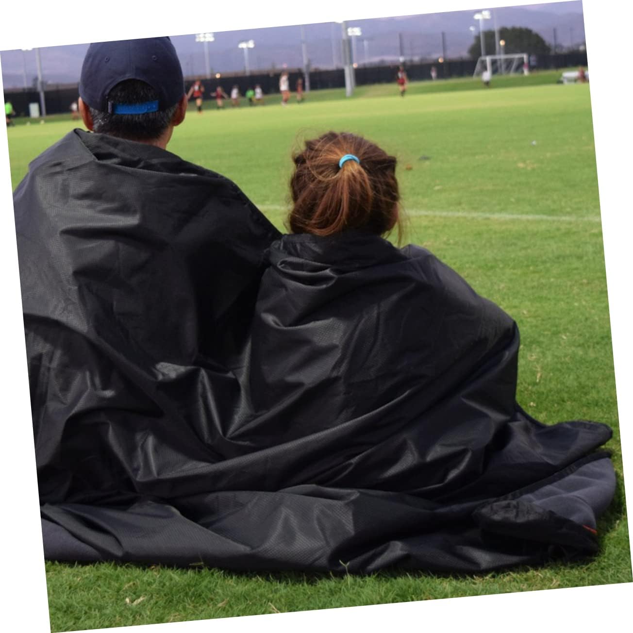 Yardwe Picnic Mats Outdoor Beach Blankets for Sand Compact Camping Blanket Waterproof Ground Cover (Grey)