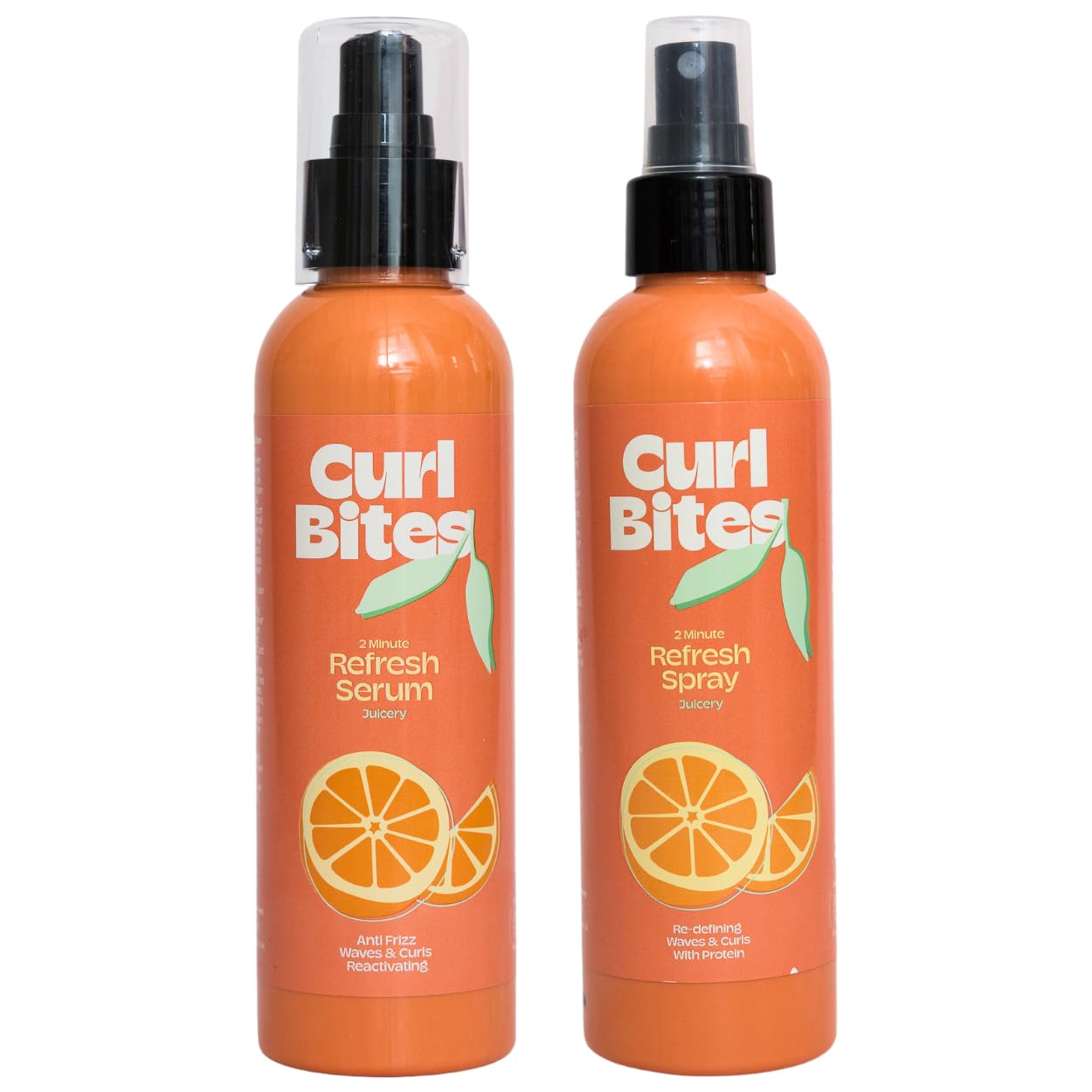 2 Minute Refresh Duo - perfekt aufeinander abgestimmtes Spray & Serum für sofortige Locken-Auffrischung - Refresh-System für frische, frizzfreie Wellen & Locken zwischen den Waschtagen