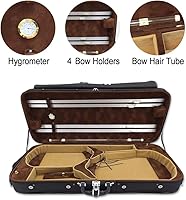 Amazon.co.jp: ダブルバイオリンケース ヴィオラケース ストロング Amazon.co.jp: ダブルバイオリンケース ヴィオラケース ストロング