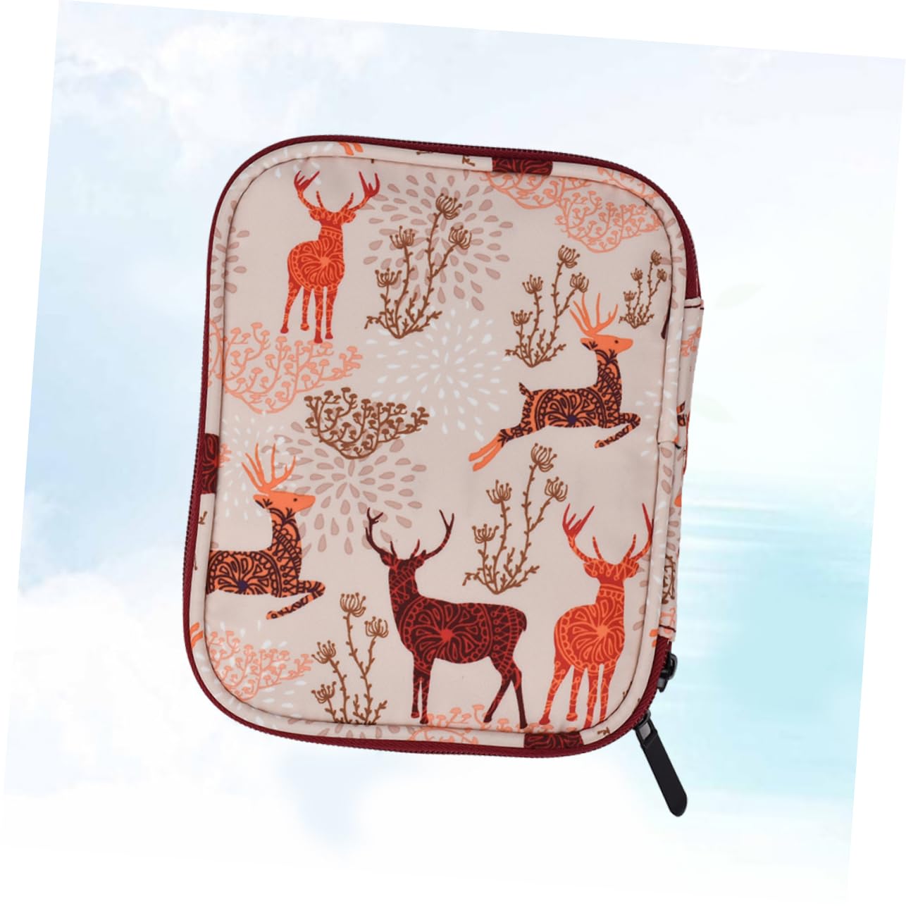 SEWACC 3stücke Stricktasche Aus Hochwertigem Aufbewahrung Für Häkelnadeln Und Zubehör Praktischer Organizer Für Handarbeiten Für Reisen Und Kreative Projekte Mit Floralem Druck