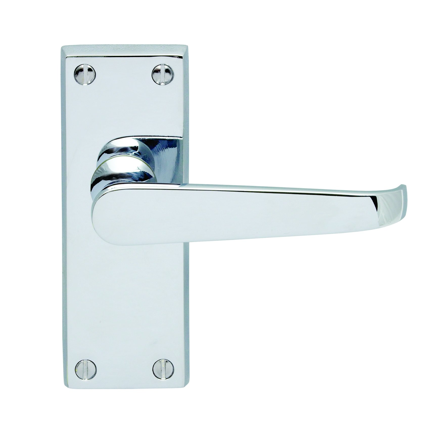 Carlisle Brass VICTORIAN FLAT LEVER ON BACKPLATE - LATCH (CONTRACT RANGE)