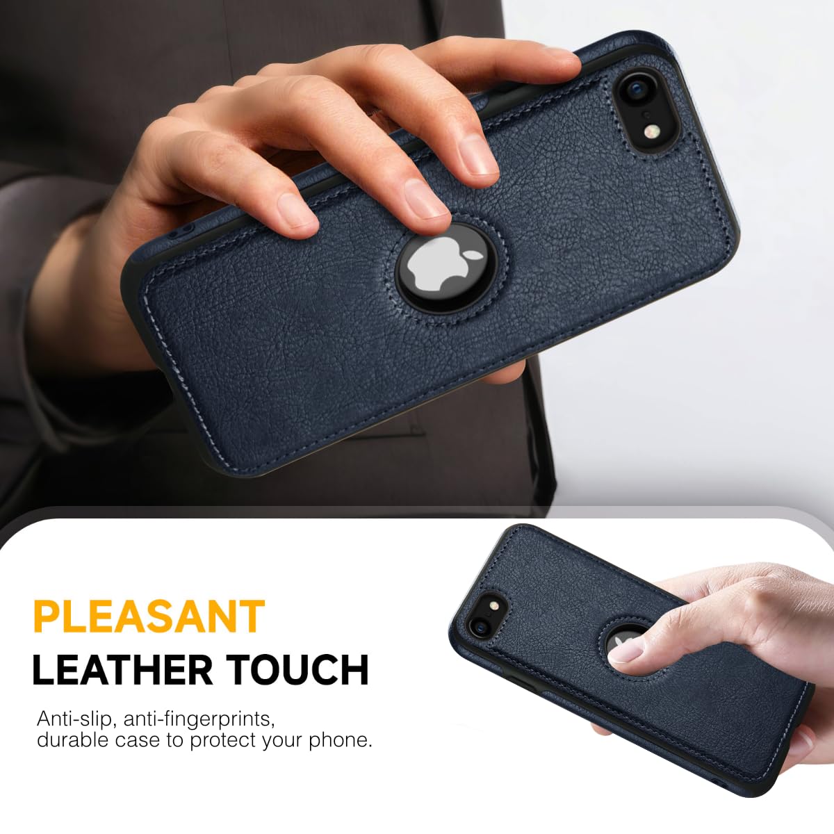 Amazon.com: JAROIE Classy Design Luxury Leather Case for iPhone SE