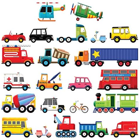 DECOWALL DS-8004 Kids Wall Stickers for Playful Rooms Cover