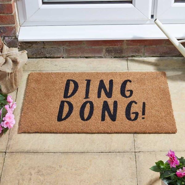 Briers Ltd Ding Dong! Decoir Mat 45x75cm - Doormat