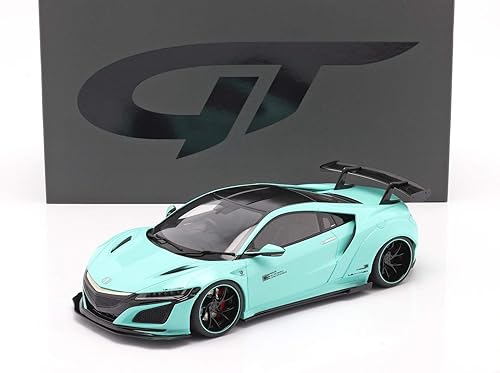 Miniatura 2 de GT Spirit 2017 Honda NSX Coche personalizado por LB-Works, Tiffany Blue GT806-1/18 Escala Resina Modelo de Juguete Coche