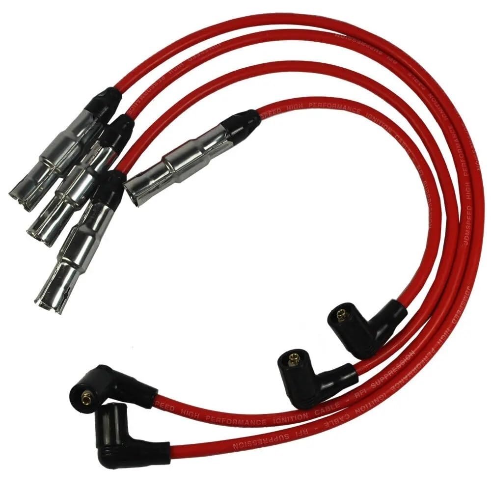 Cavi di accensione 27588 per VW, Bora, Golf, Jetta 2.0L | Set di Cavi per Candele da 8 mm