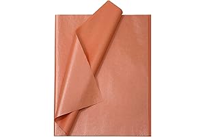 Copper Tissue Paper for DIY and Gifting - Ueerdand's 105-Sheet Metallic Gift Wrap Abundance