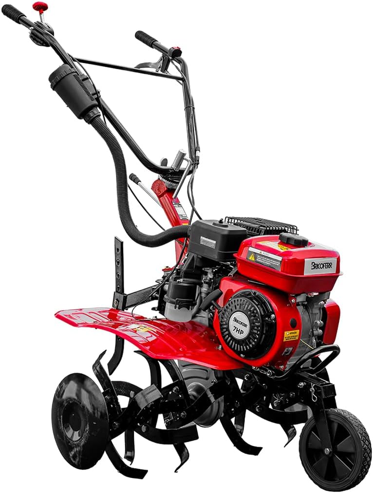 Bricoferr Motozappa Benzina 7HP con Apri Scanalature