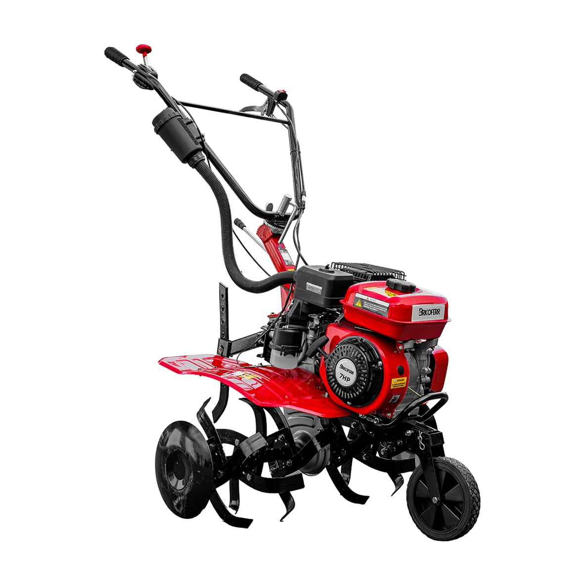 Bricoferr Motoazada Gasolina 210CC 7HP con Abre surcos