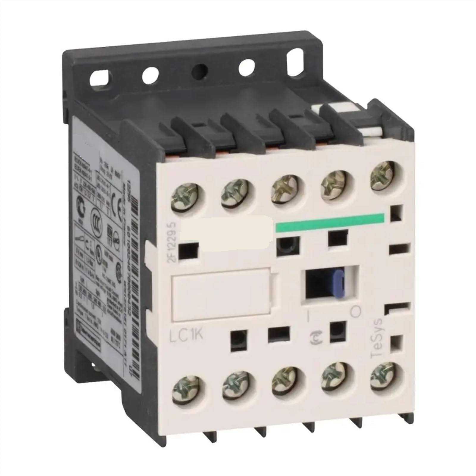 ZHWTISNPE LC1K0601B7 Coil 24VAC 50/60Hz Three - Level Contactor 6A 2.2kW-380V Screw Clamping Wiring Method