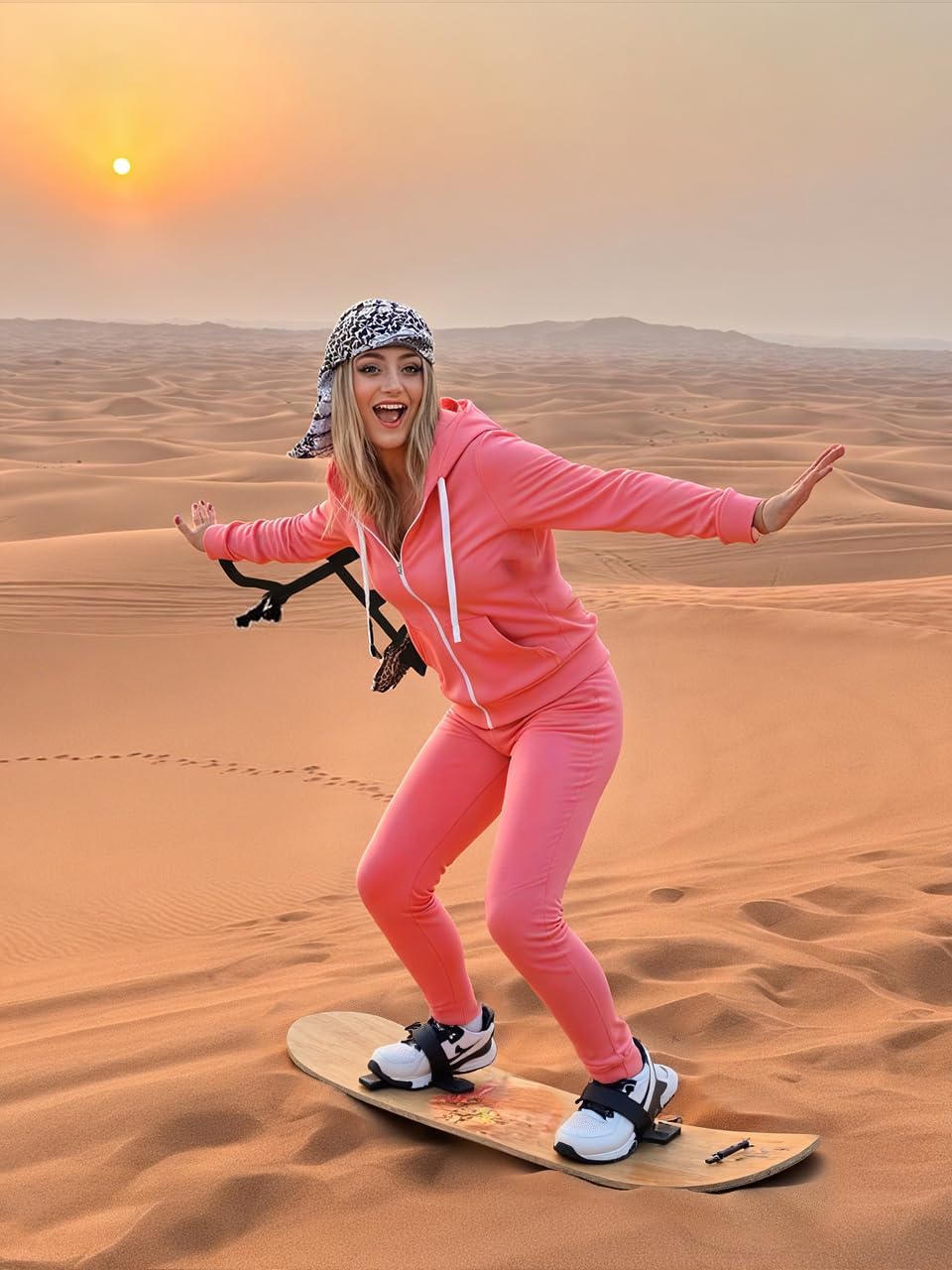 Women 2 Piece Sweatsuit Fall Outfits jogger Tracksuit Sweatpants Sets Casual Long Sleeve Zip Up Hoodie - Image 2