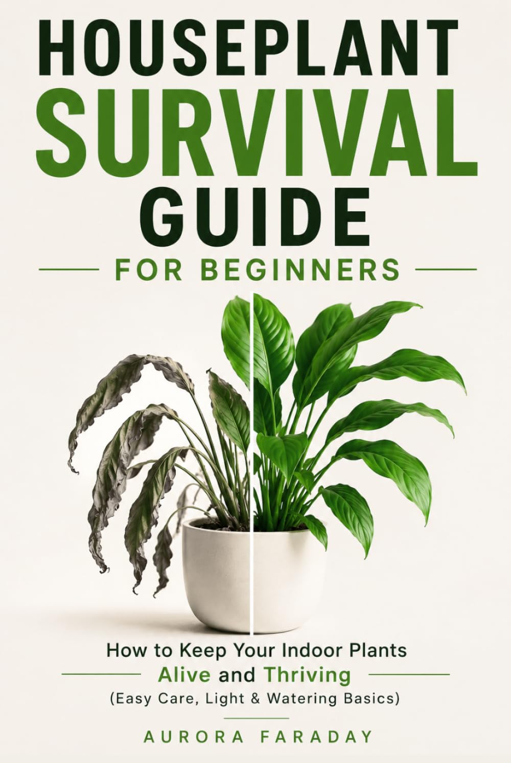 Houseplant Survival Guide for Beginners: How to Keep Your Indoor Plants Alive and Thriving (Easy Care, Light & Watering Basics)