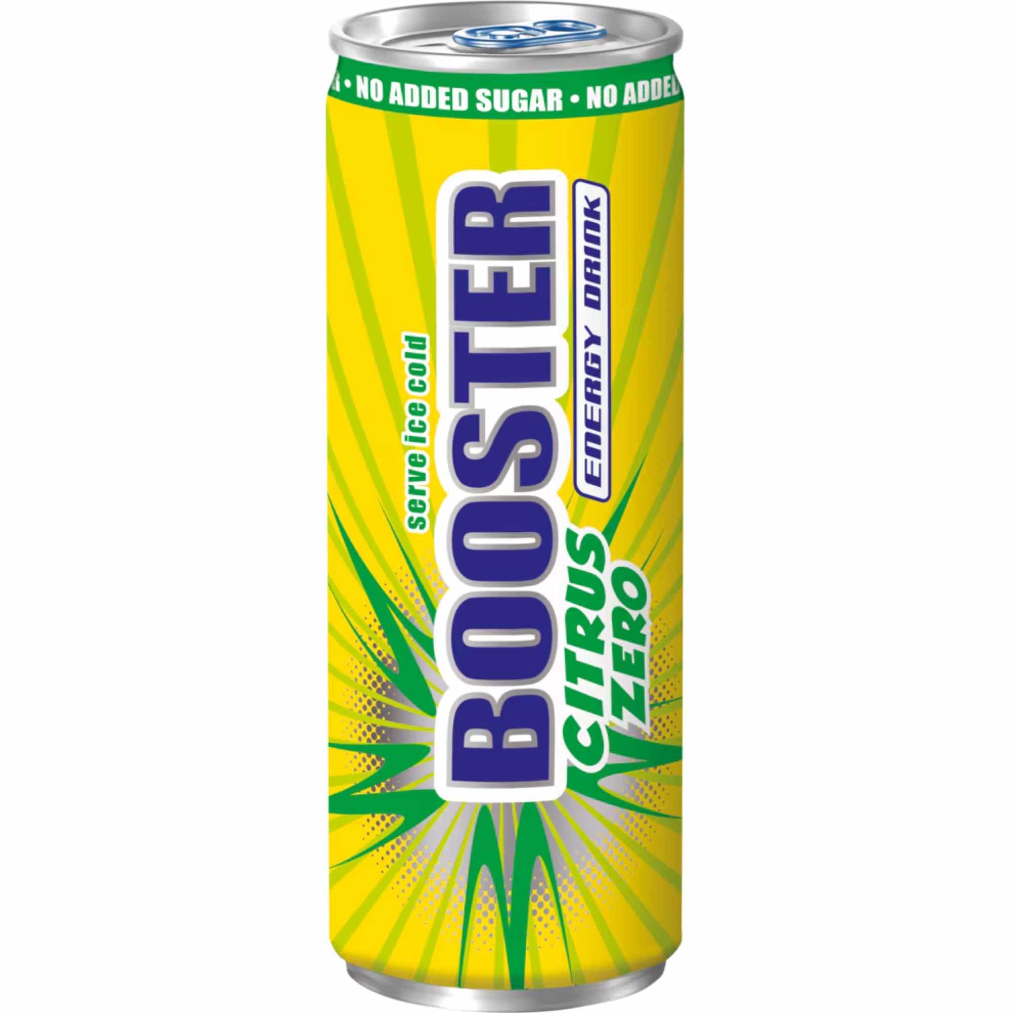 usy Bundle für Booster Energy Drink Citrus Zero DPG 2er Pack (48x330ml Dose) + usy Block