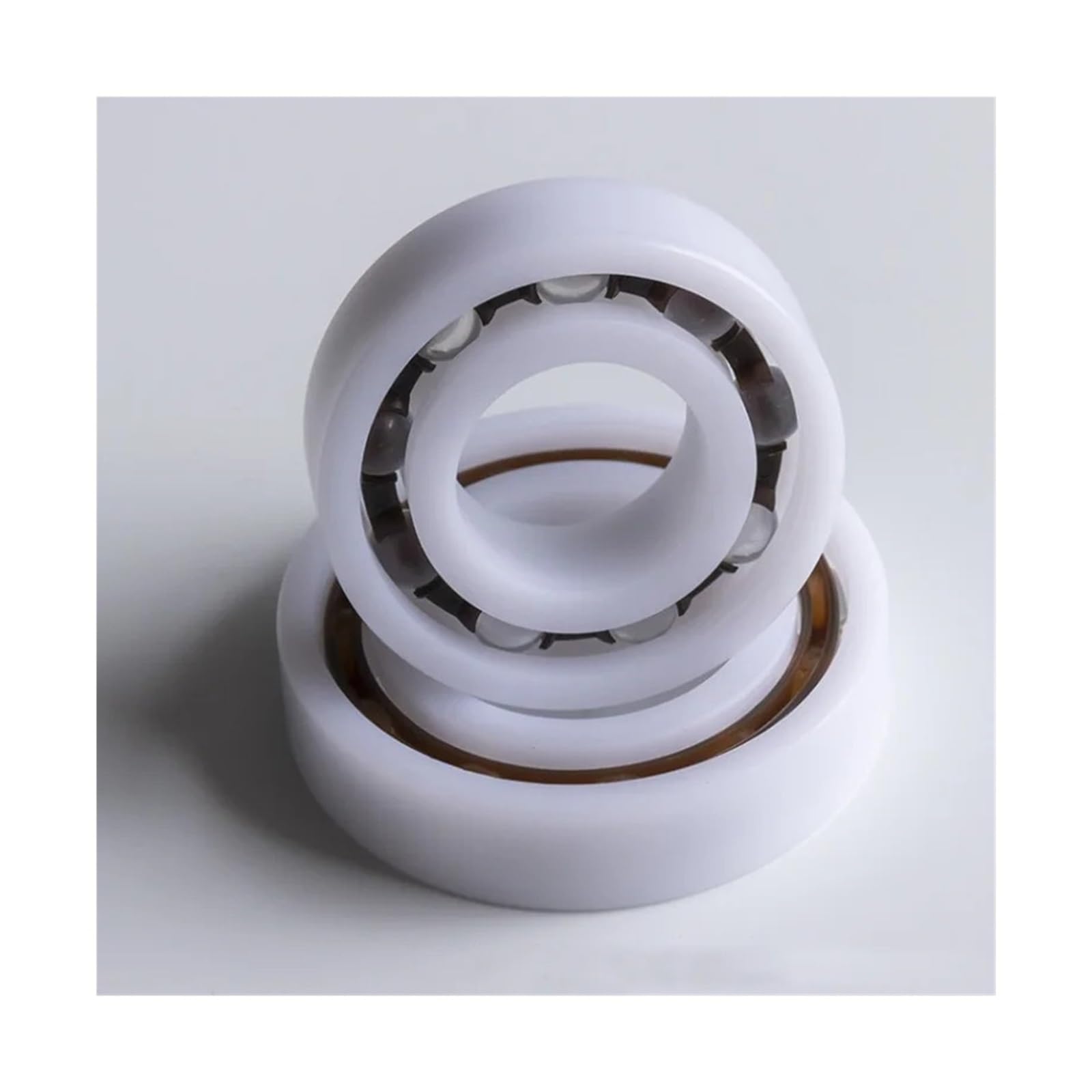 VDOQTLJT 20/50pcs 6906 Plastic Deep Groove Ball Bearing 30×47×9mm with Glass Balls Nylon Cage 30 * 47 9mm(50pcs)