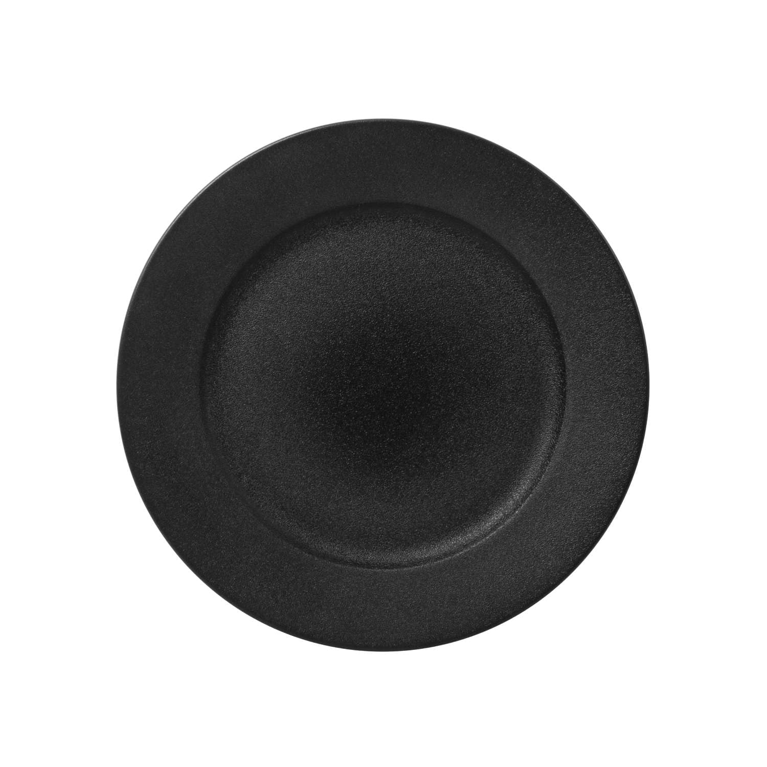 BARALEE PORCELIAN CERAMIC BLACK SAND FLAT PLATE, 16 CM (6 1/4"), Pack of 6, 095001A-L030, Dinner plate, Round platter, Serving plate, Porcelain platter