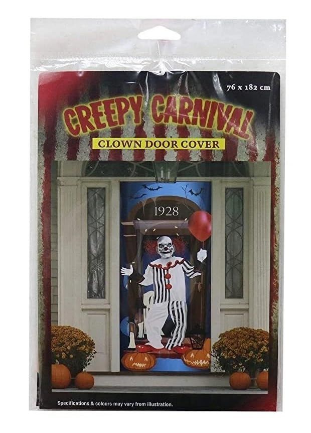 Coprifinestra Halloween Clown Poster Da Parete Scena Setter Foto