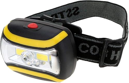 Miniatura 2 de Generic COB Lámpara de cabeza ultra brillante 3W LED lámpara de cabeza portátil Faros de camping para actividades al aire libre Negro Práctico y