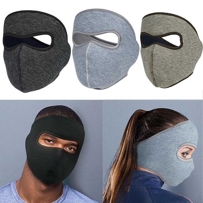 Image of ZYNEX WEAR Cotton Solid Face Masks for Men & Women | Breathable & Reusable Mask for Bike Riding, Cycling, Running, Gym & Walking| Washable Face Cover with Lightweight Design